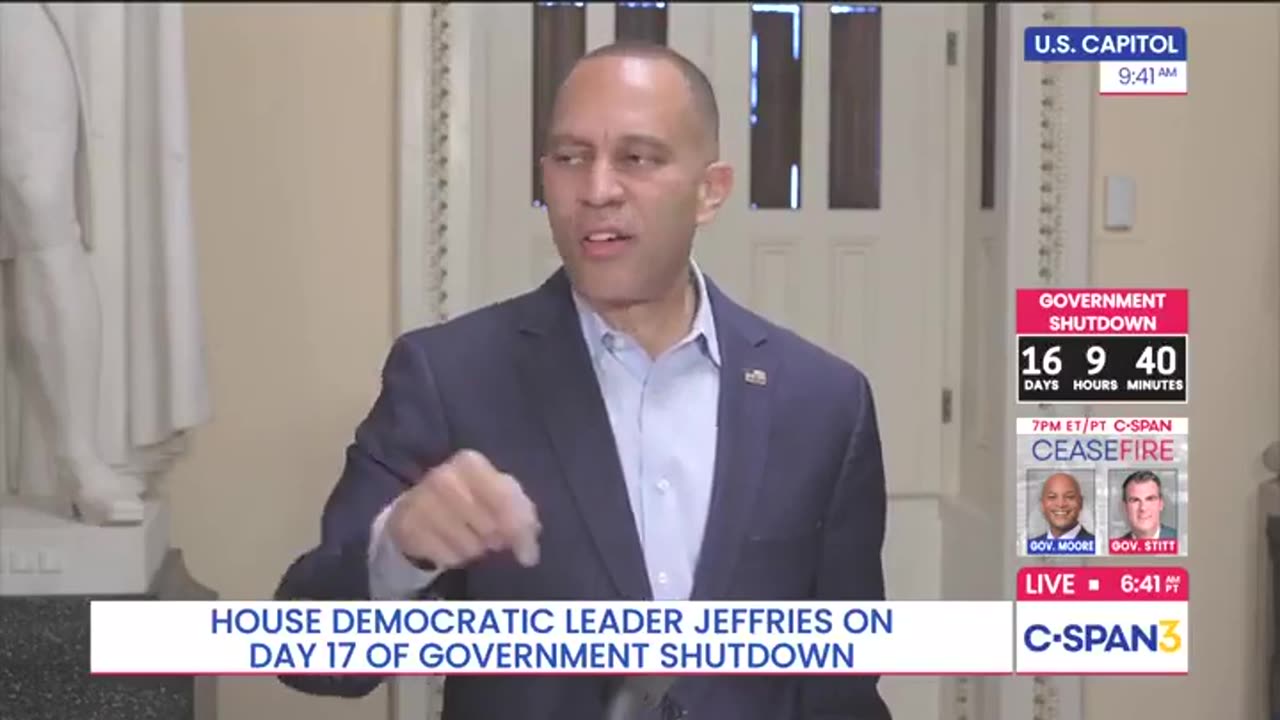 Hakeem Jeffries Rants About Karoline Leavitt After She Dissed Democrats