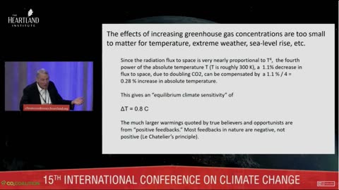 William Happer 15th International Conference on Climate Change (2/25/23)