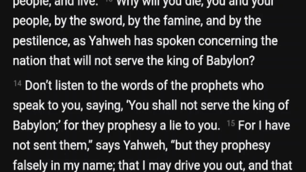 Oct 15th, Day 288- LIVE - Reading The One Year Bible Together
