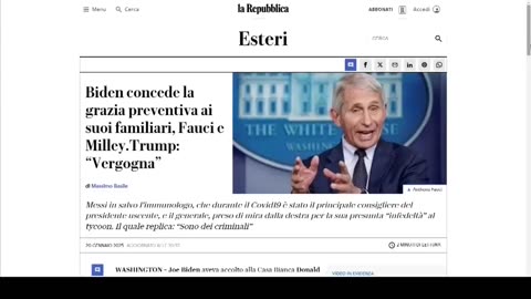 LA SCANDALOSA GRAZIA A FAUCI