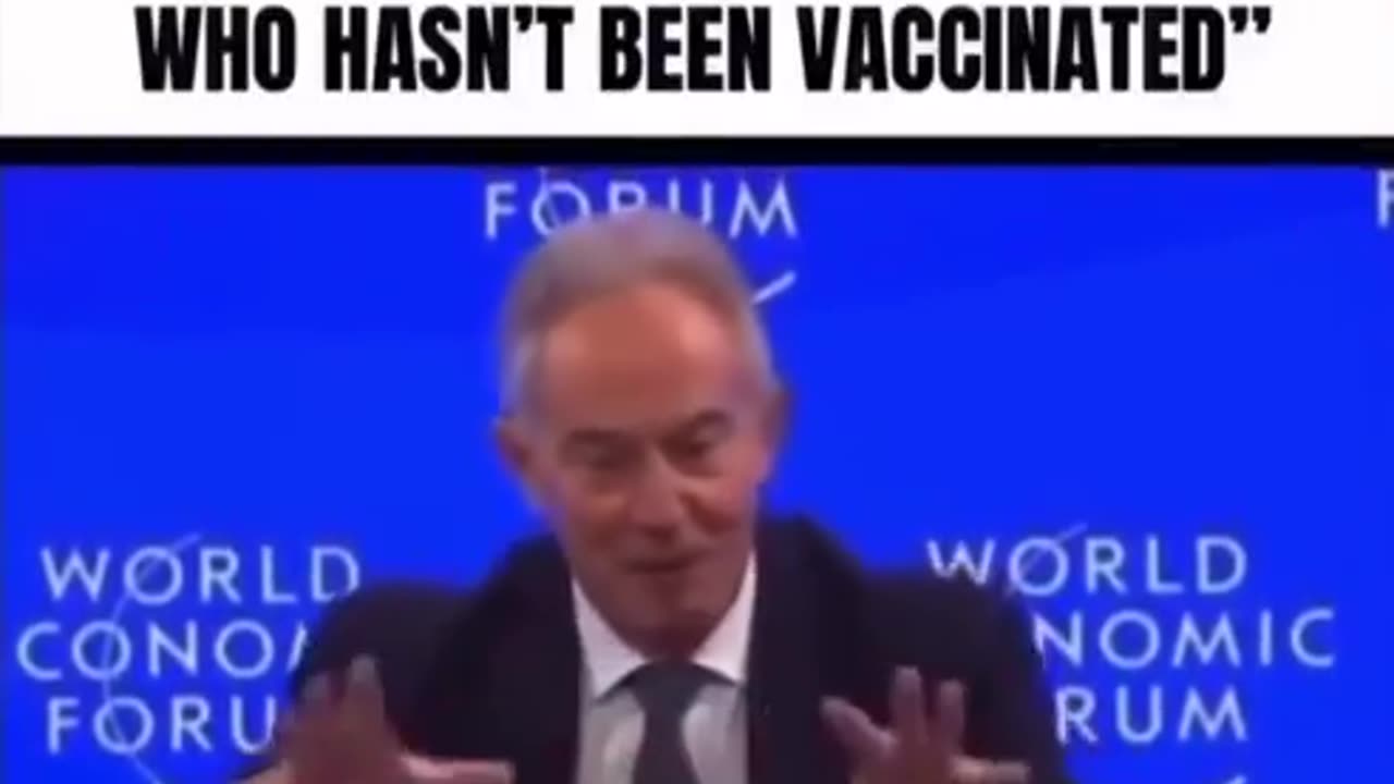 mass murdering psycho tony Blair - hyped on digital I.D