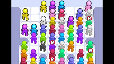 Bus Jam levels 33 and 34 #androidgames #colorgame #bus #jam #puzzlegame #colormatchinggame