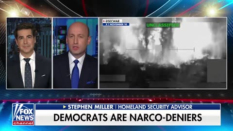 Jesse Watters - 🚨 NEW： Stephen Miller goes NUCLEAR on Democrats for PROTECTING NARCO-...