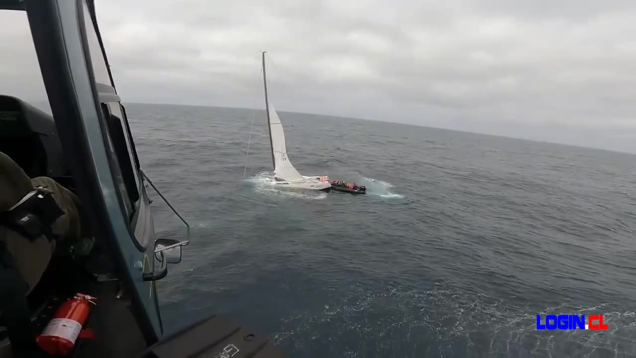 Exitoso rescate de tres tripulantes de un yate