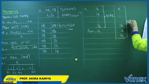 VONEX SEMIANUAL 2025 | Semana 13 | Aritmética