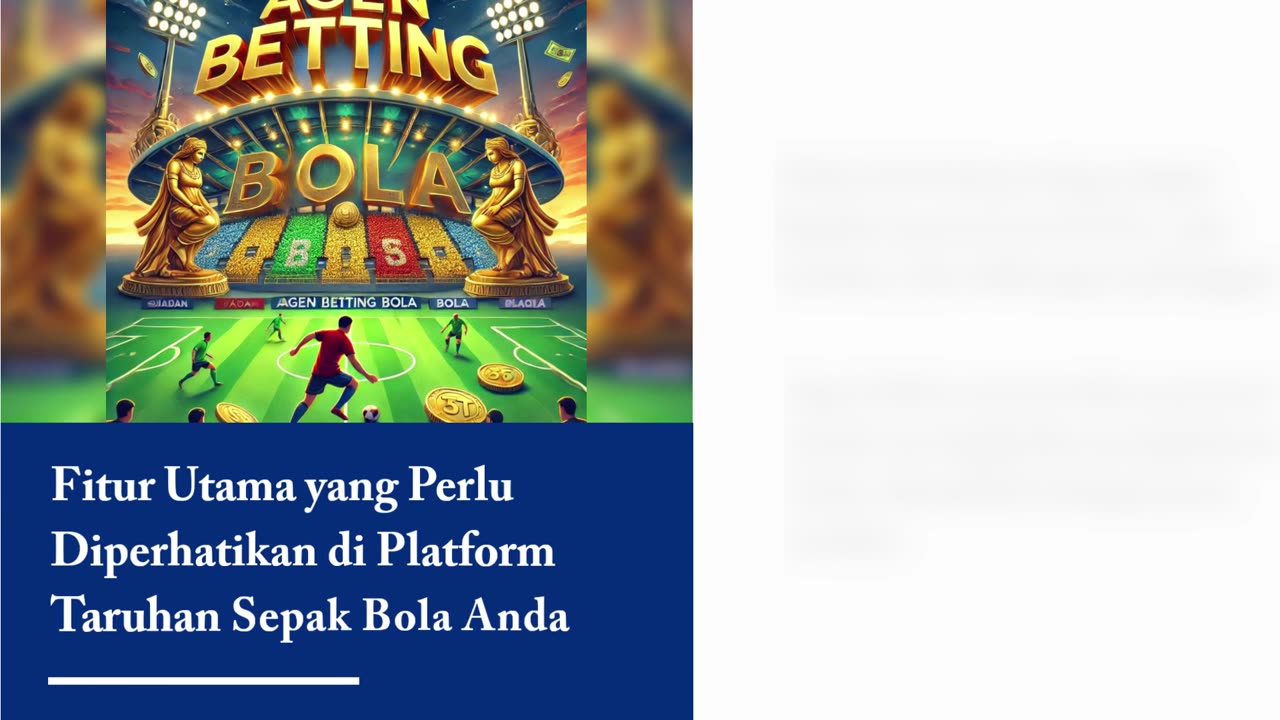 Agen Judi Bola