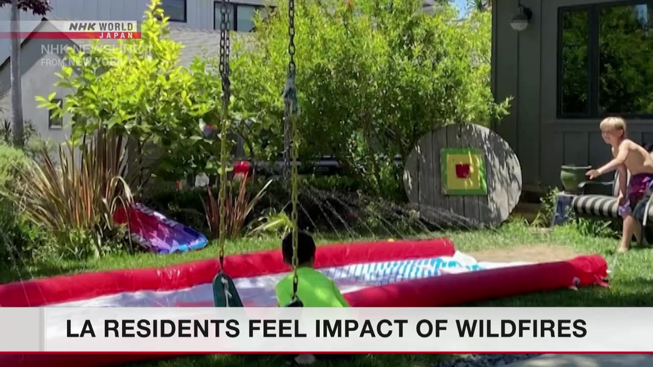 LA residents feel impact of wildfiresーNHK WORLD-JAPAN NEWS