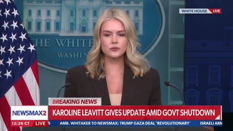 White House Press Secretary Karoline Leavitt gave an update the Israel-Hamas hostage deal talks