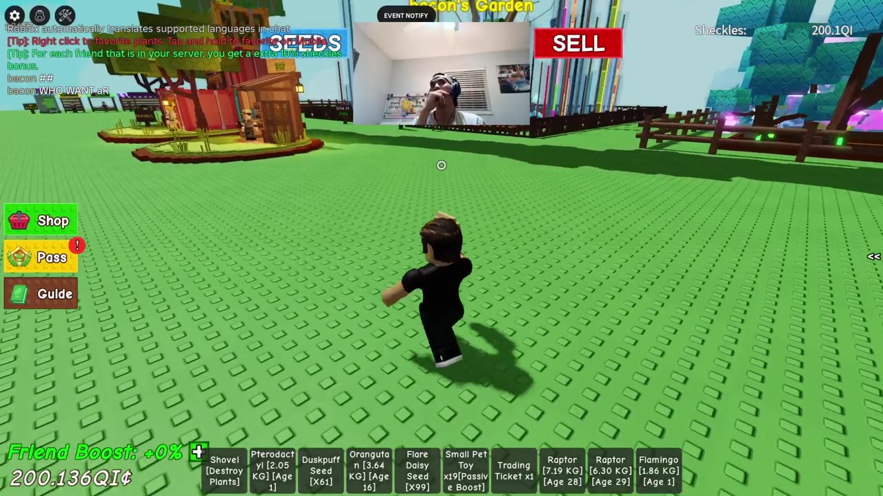 Playing the NEW Grow a Garden Update! | wasiangamer03