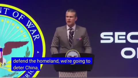 Sec of War - President Trump Told Me To Be Tough As Shit