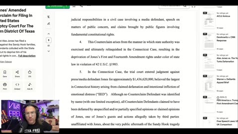 Alex Jones Claim CONSTITUTIONAL Violations in Bankruptcy Court! Why Hasn't Trump DOJ Intervened?