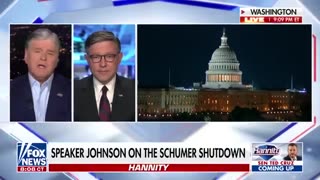 Johnson points blame for American shutdown ‘pain’