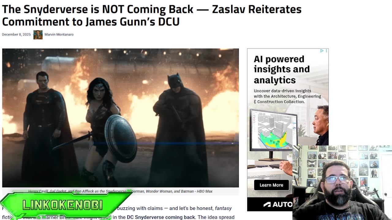 David Zaslav Confirms No SNYDERVERSE