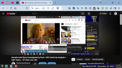 Dorothy Izatt - Did she have high body static stalling the electric motor on 8mm Camera? - TOTC