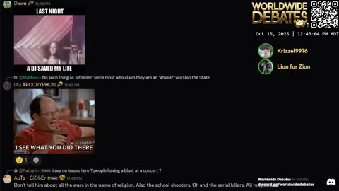 0114 WIDESTREAM - Worldwide Debates - YouTube/Twitch/Rumble