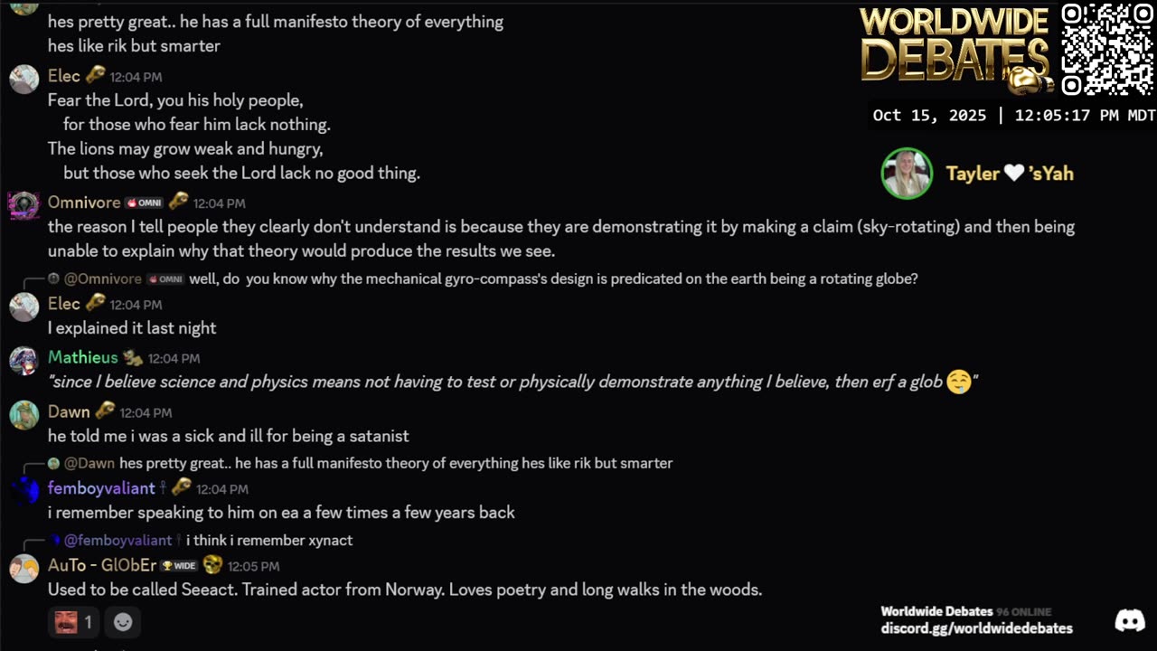 0114 WIDESTREAM - Worldwide Debates - YouTube/Twitch/Rumble