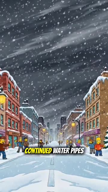 SIMPSONS PREDICTED THE SNOW STORM???
