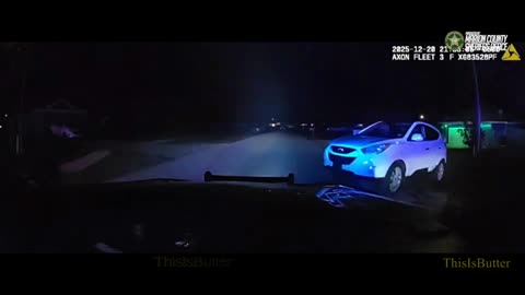 Trainee deputy pits vehicle related to a disturbance call