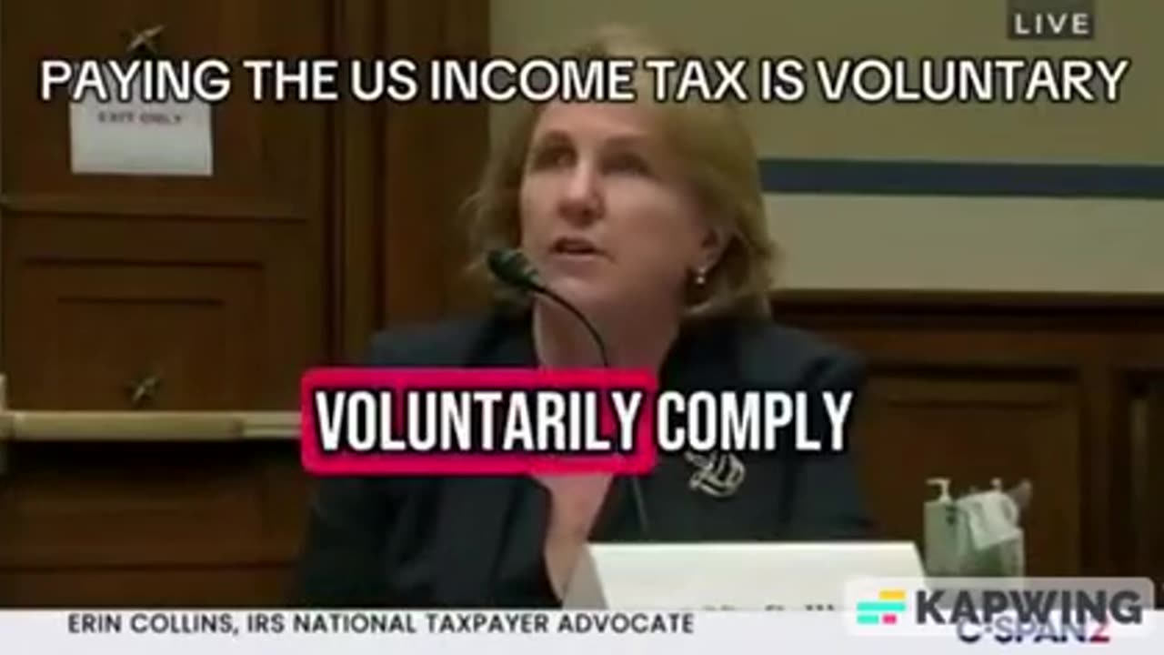 🇺🇸IRS📰 TAXES ARE VOLUNTARY❗