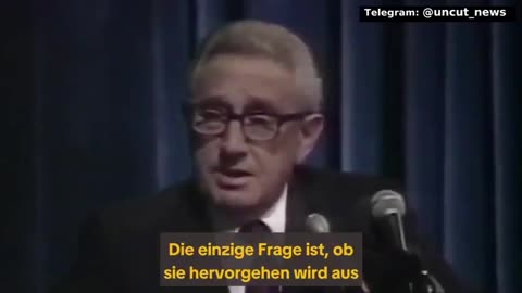 NWO - Staged Chaos & New World Order - Henry Kissinger 1992