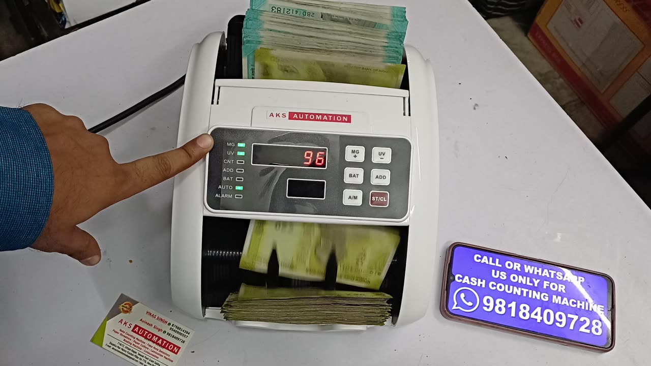 💸 Top Currency Counting Machine Suppliers in Gajraula, Uttar Pradesh | From Delhi’s AKS Automation