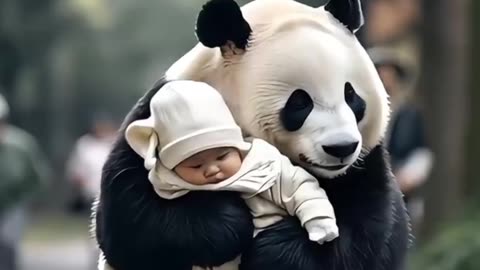 A nanny panda 🐼😍