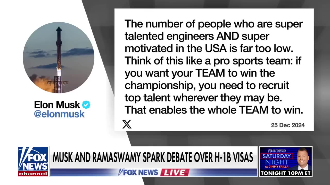 Musk, Ramaswamy spark debate over H-1B visas: ‘Think of this like a pro sports team’