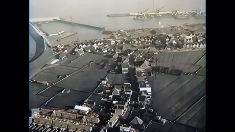 Afsluitdijk’s Epic Build: 1929 in Brilliant Color!