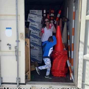 POV: You just bought a shipping container, and now it’s your personal dance floor!