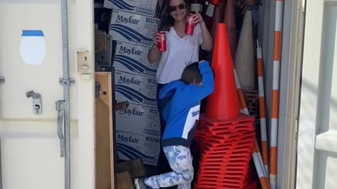 POV: You just bought a shipping container, and now it’s your personal dance floor!