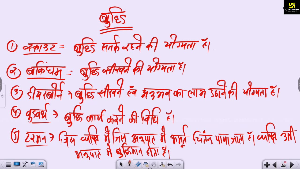 37 (शिक्षा मनोविज्ञान - डॉ. मदन शर्मा सर) Part-1 बुद्धि 21-April
