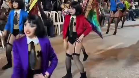 Children (mostly boys) are dressed up as whores, to the delight of local pedophiles