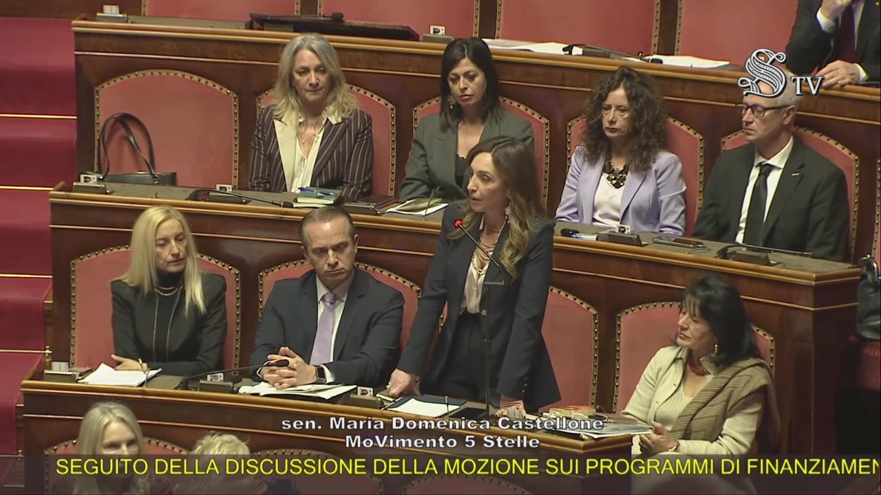 Castellone - Intervento in Senato (19.02.25)