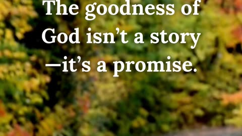 Even in the storm, His goodness stands strong.