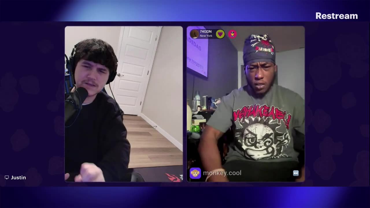 The Justin Show Trolling on the monkey app ep.11 01-05-26