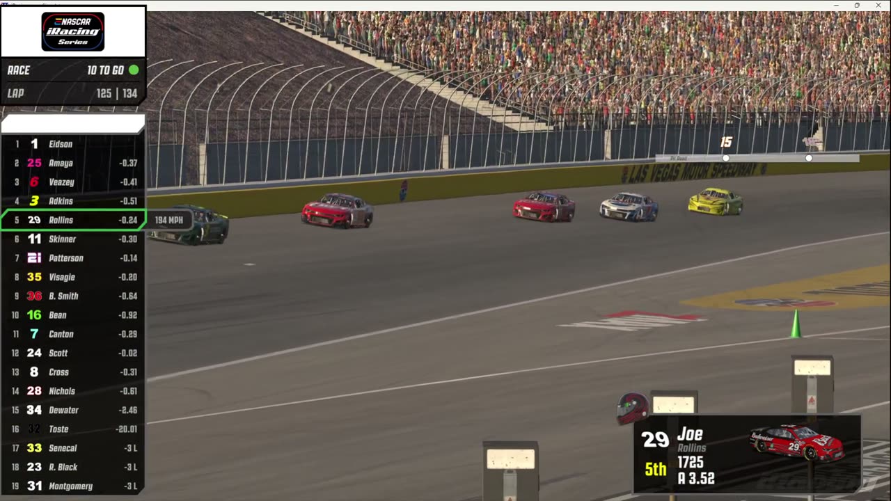 Iracing Nascar Iracing Series Vegas - Fixed