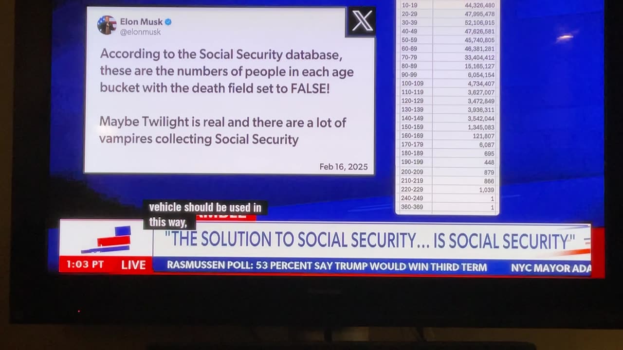 Chris Salsedo on social security