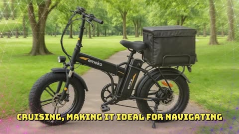 EMOKO C94 Electric Bike 1000W Motor 48V 35AH Long Battery 20*4.0 Inch Fat Tire Electric Bicycle