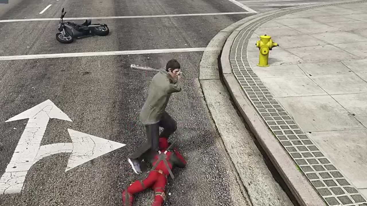 Trolling as Deadpool in GTA 5 #shorts #gta5rp