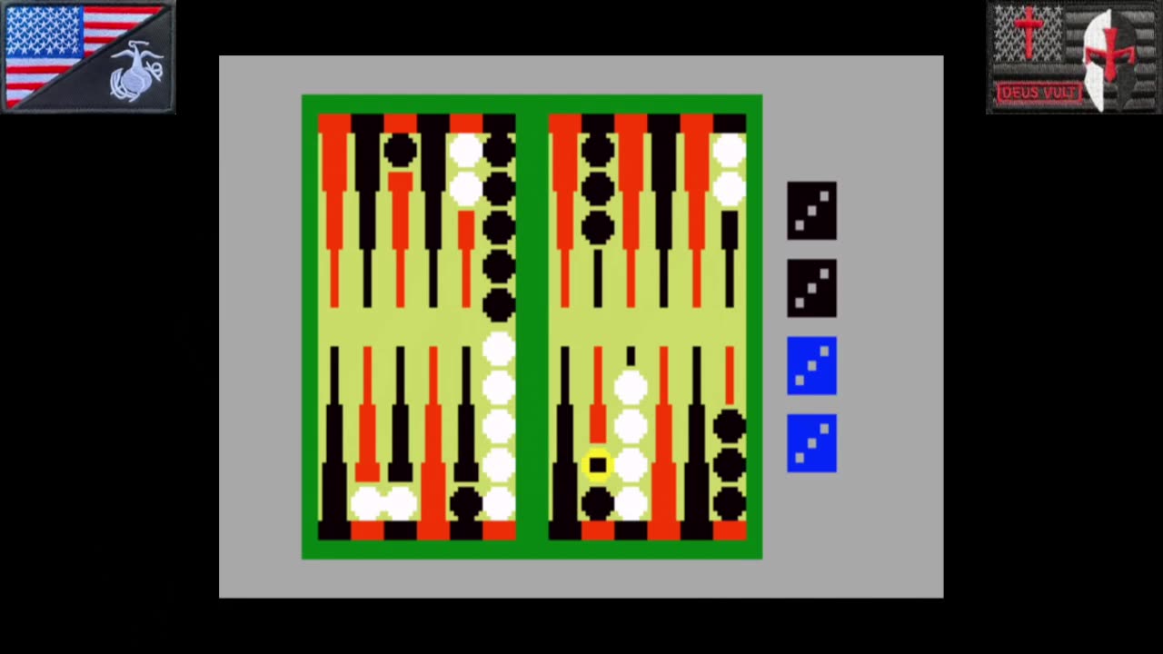 ABPA Backgammon (Mattel Electronics Intellivision - 1979) [NA Only]
