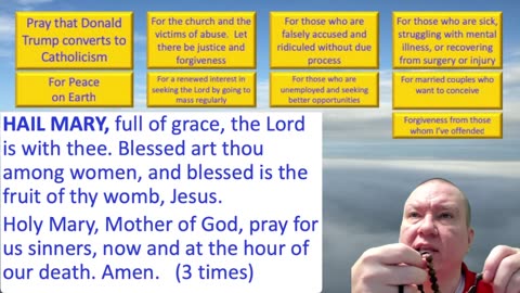 Mary's Daily Live Holy Rosary Prayer at 8:00 p.m. EST 11/07/2025