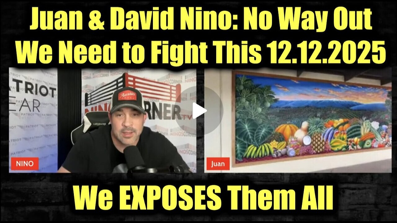 Juan & David Nino: No Way Out 12.12.2025