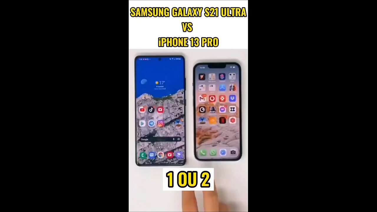 Samsung Galaxy S21 Ultra VS iPhone 13 Pro