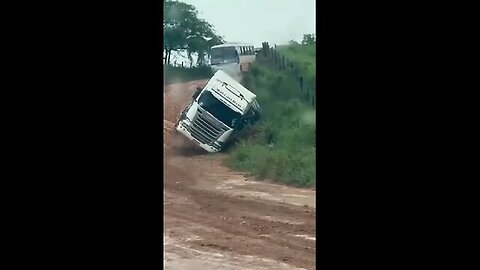 Truck , Lie down, right_ Nobody is made of iron!