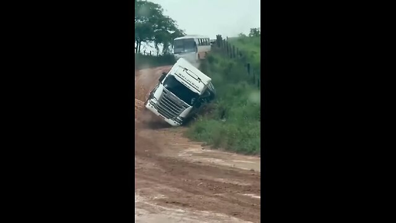 Truck , Lie down, right_ Nobody is made of iron!