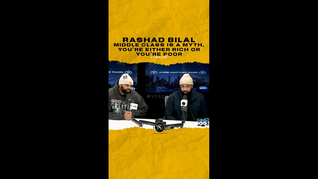 @rashadbilal Middle class is a myth, you’re either rich or you’re poor