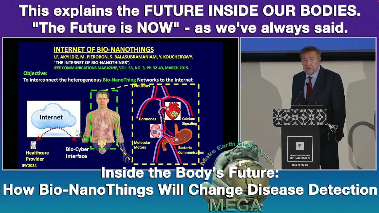 This explains the FUTURE INSIDE OUR BODIES. "The Future is NOW" - as we've always said. | Inside the Body’s Future: How Bio-NanoThings Will Change Disease Detection