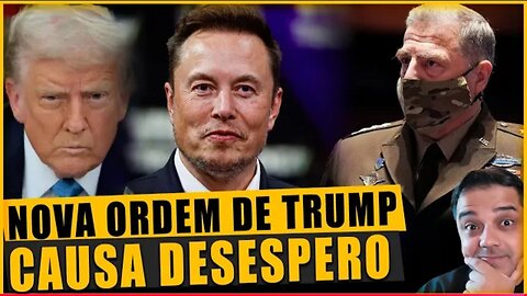 Nova ORDEM de TRUMP a ELON MUSK ESTREMECE O SISTEMA e ADVERSÁRIOS