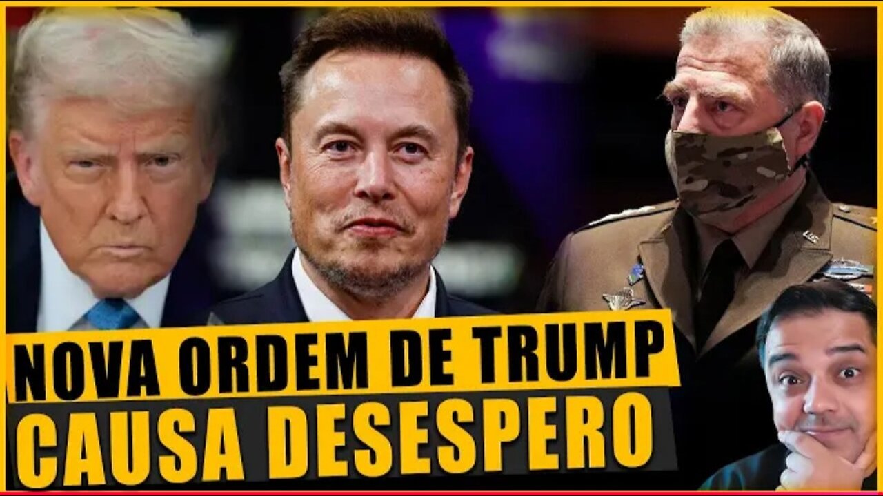 Nova ORDEM de TRUMP a ELON MUSK ESTREMECE O SISTEMA e ADVERSÁRIOS