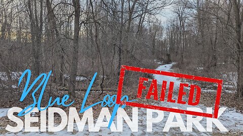 I SHOULD NOT Have Hiked - Blue Loop, Seidman Park | Full Hike POV | Nature ASMR | Kent Co, MI